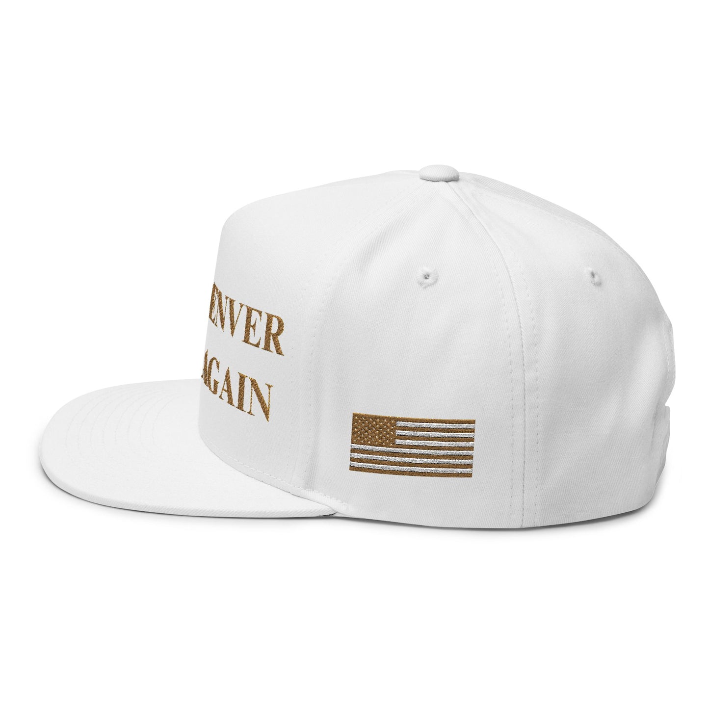 MAGA - Make Denver Great Again Flat Bill Cap, Embroidered Hat for City Pride, Casual Wear, Outdoor Activities, Gift for Denver Fans