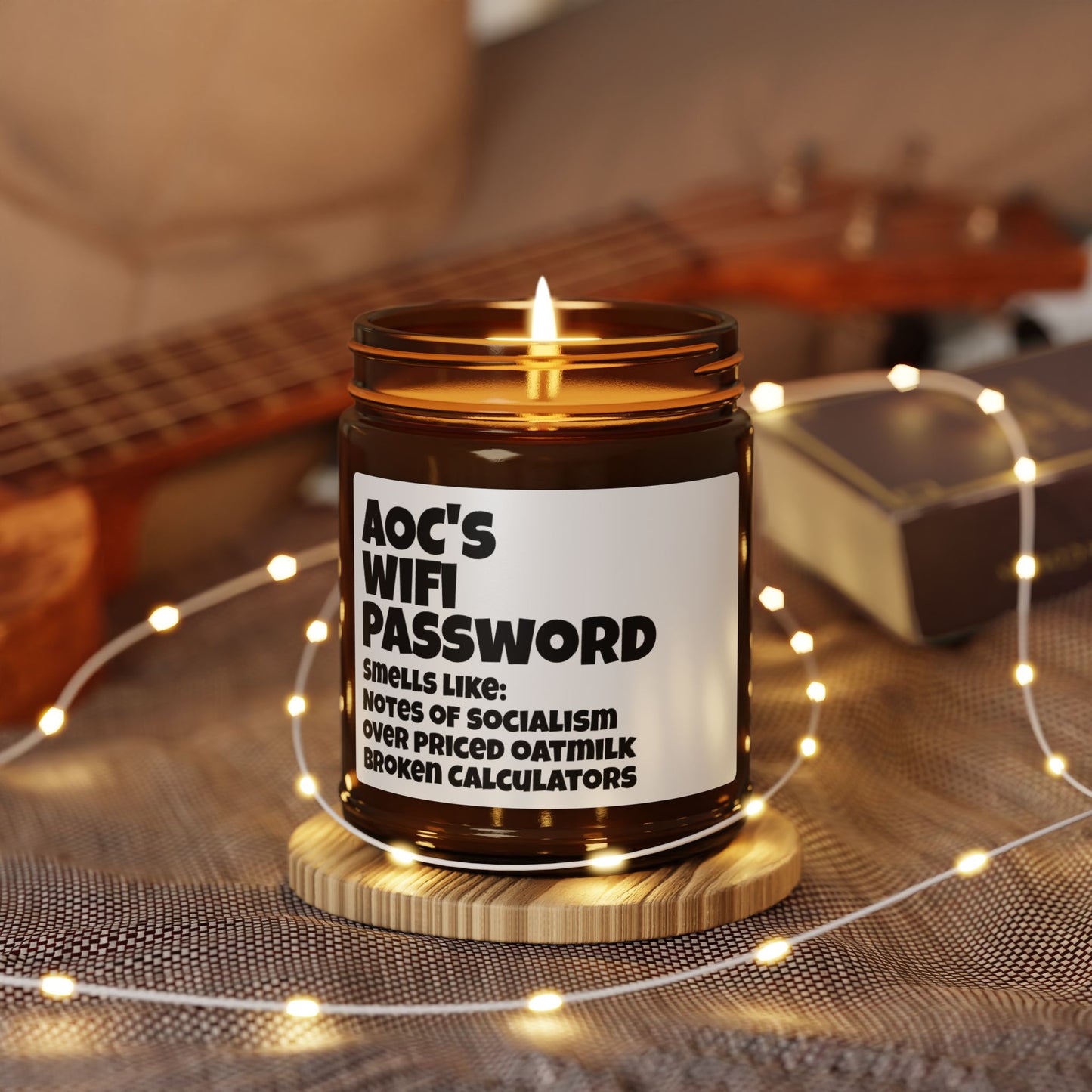 AOC's Wi-Fi Password Scented Soy Candle