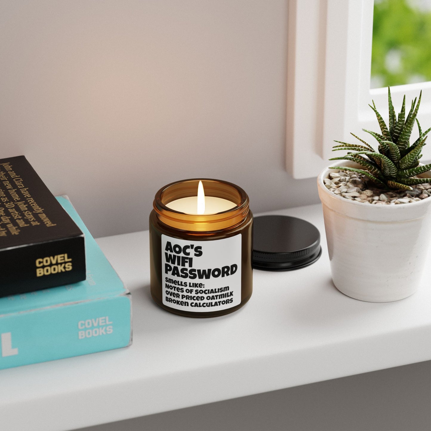 AOC's Wi-Fi Password Scented Soy Candle