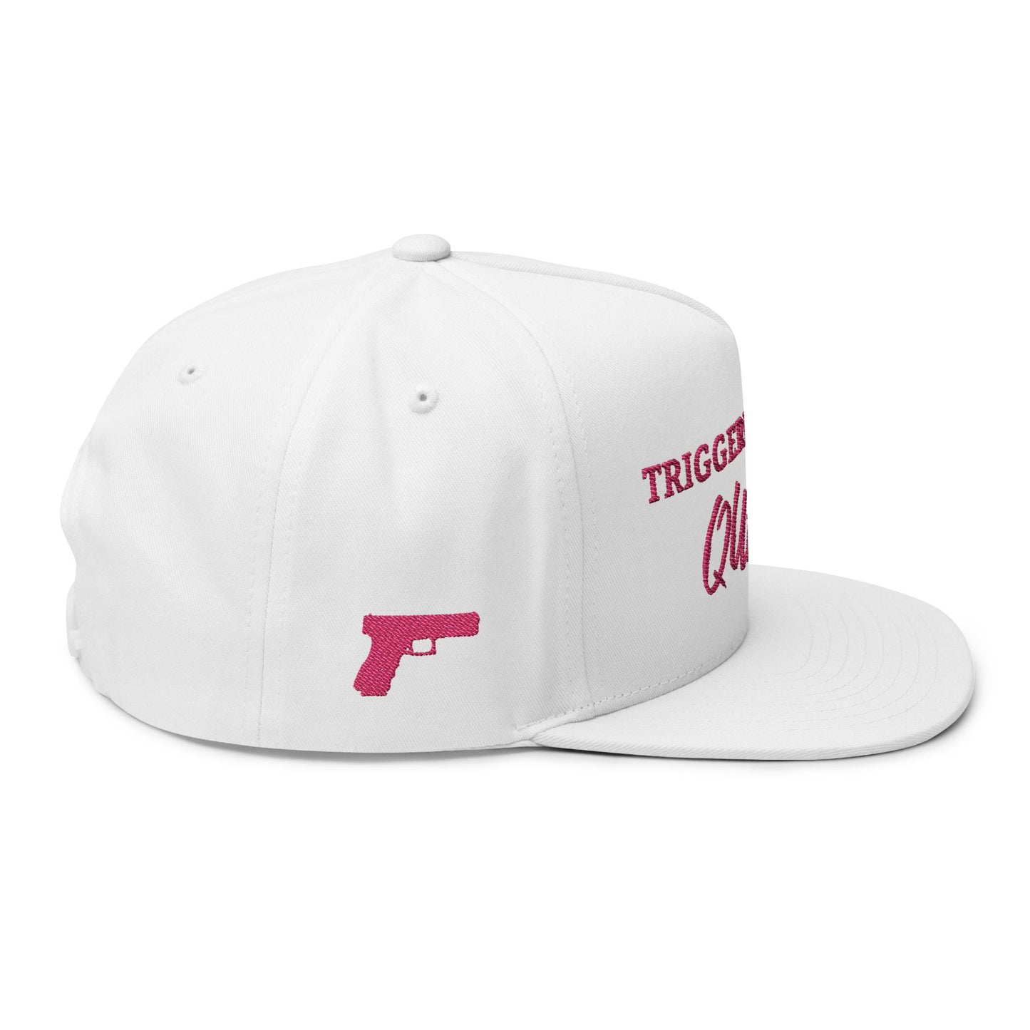 MAGA - Trig Geometry Queen Flat Bill Cap - Stylish Hat for Math Lovers, Unique Gift for Educators, Perfect for Graduation, Trendy Snapback