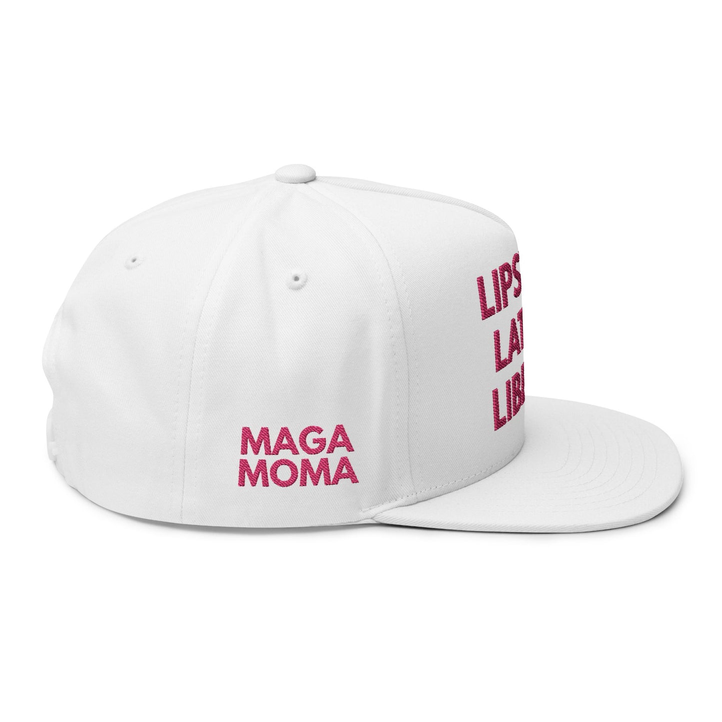 MAGA - Stylish Embroidered Cap - Lipstick Lattes Liberty, Trendy Hat for Women, Fashion Accessory, Gift Idea, Casual Wear