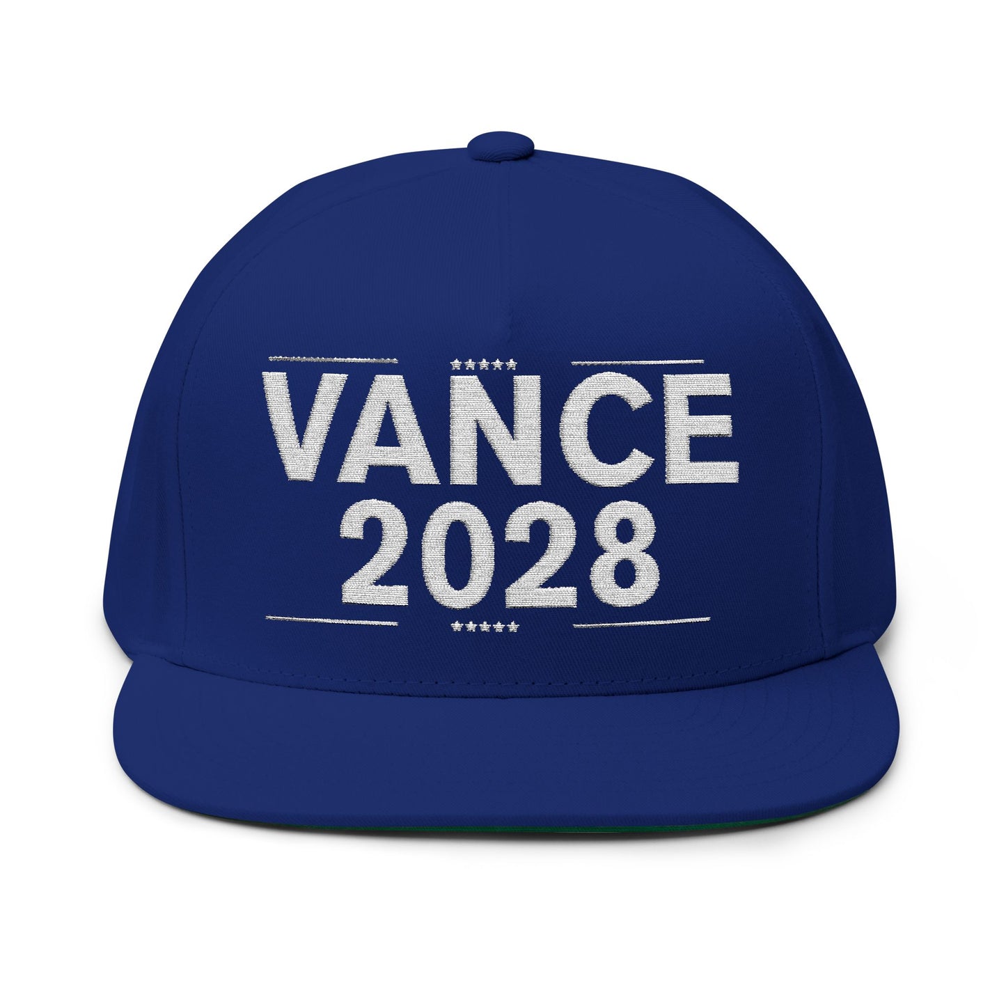 MAGA - Vance 2028 Flat Bill Cap (Embroidery) - Political Cap