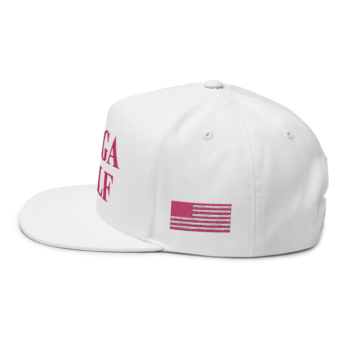 MAGA - MAGA MILF Flat Bill Cap - Trendy Embroidered Hat for Stylish Moms, Gift for Mother's Day, Attire for Casual Outings, Fun & Quirky Fashion