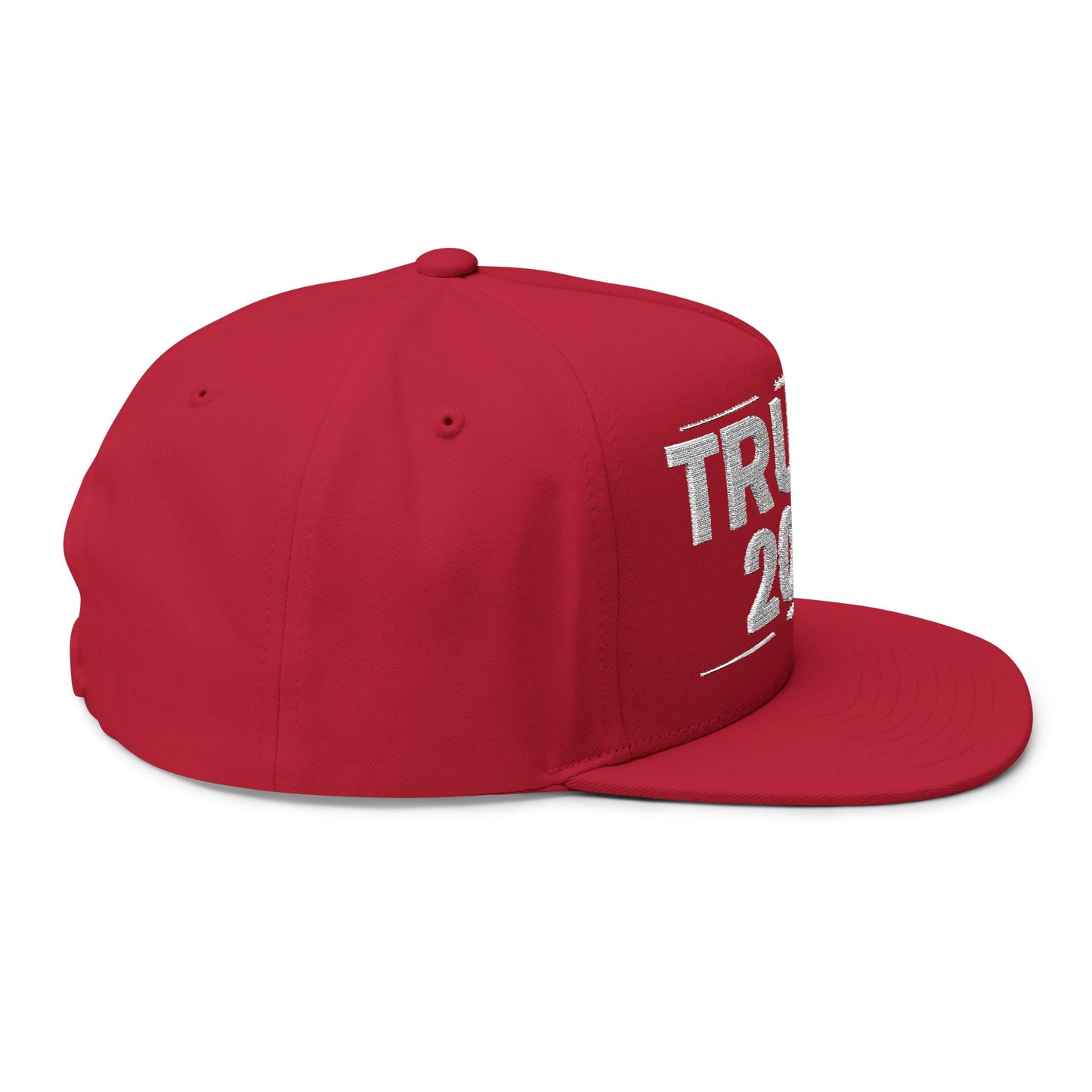 MAGA, Trump 2028 Embroidered Flat Bill Cap – Stylish Political Statement for Supporters - Political Cap