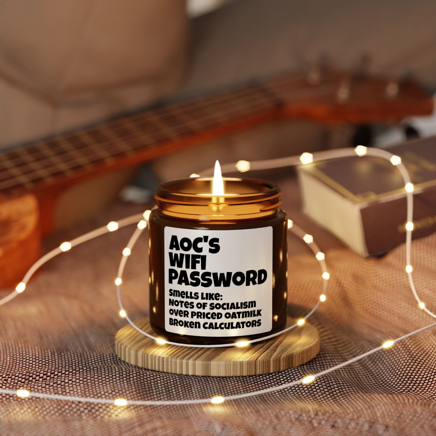 AOC's Wi-Fi Password Scented Soy Candle
