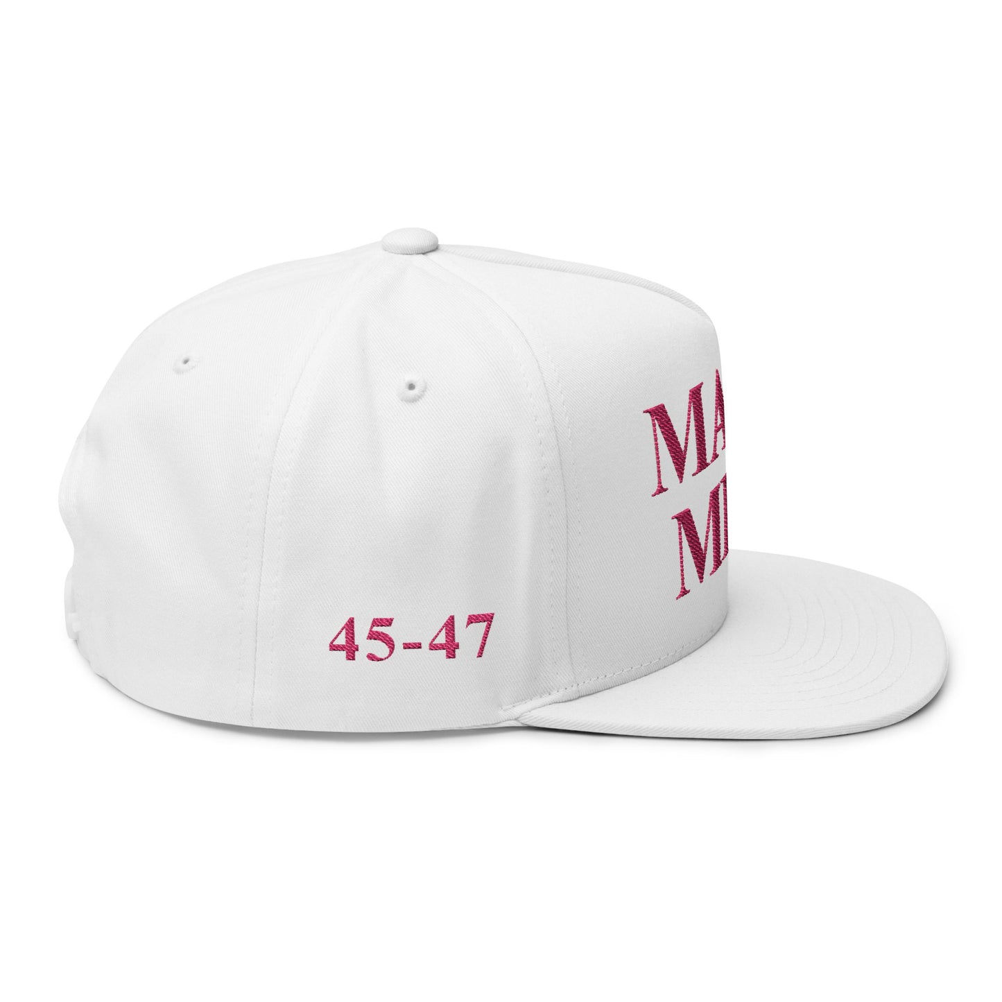 MAGA - MAGA MILF Flat Bill Cap - Trendy Embroidered Hat for Stylish Moms, Gift for Mother's Day, Attire for Casual Outings, Fun & Quirky Fashion