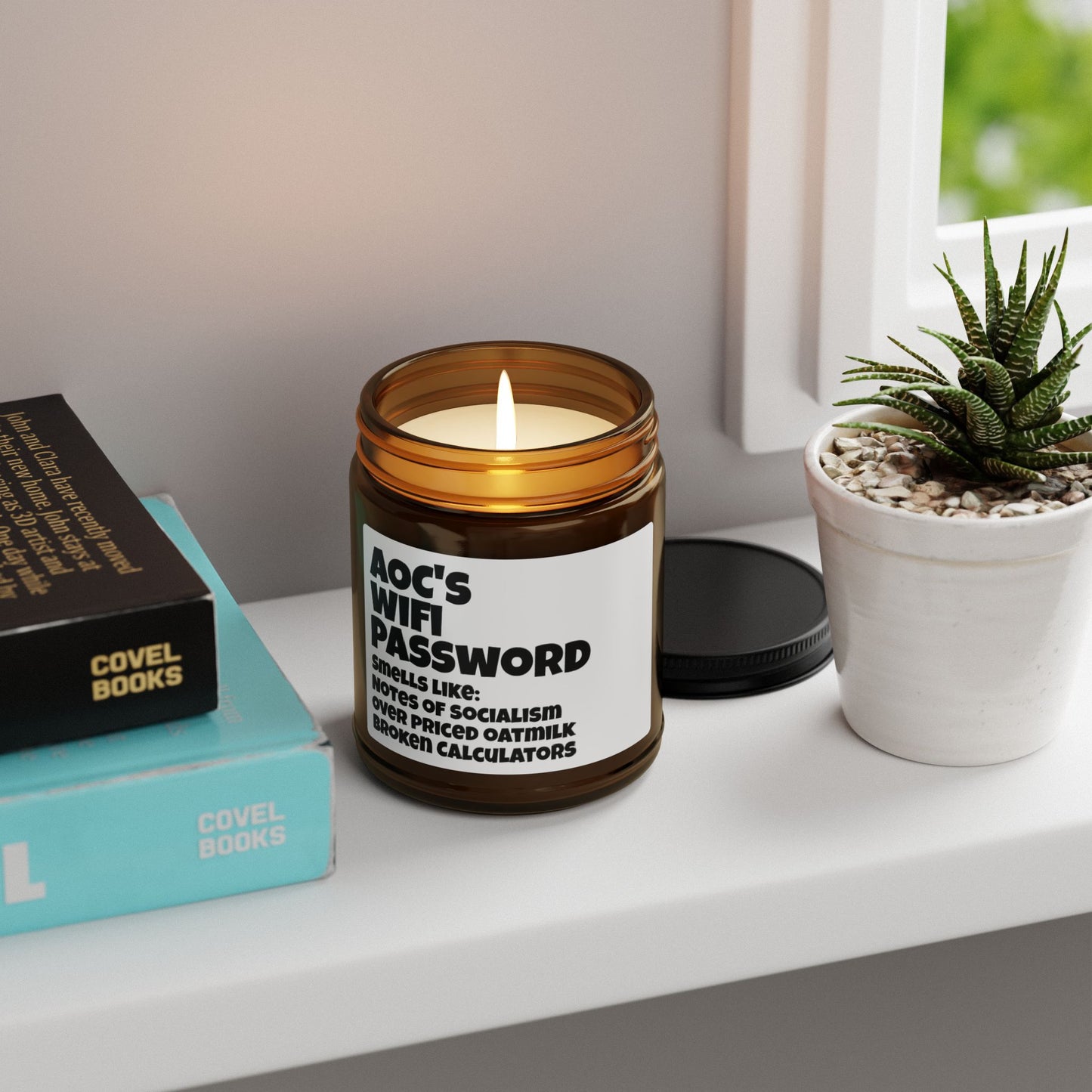 AOC's Wi-Fi Password Scented Soy Candle