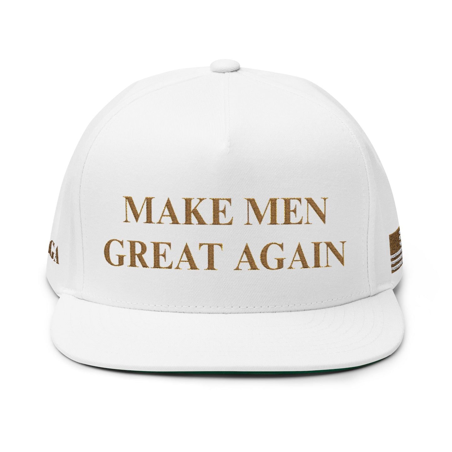 MAGA - Stylish Flat Bill Cap - Make Men Great Again, Baseball Hat, Trendy Gift, Fashion Accessory, Summer Cap, Unisex Headwear