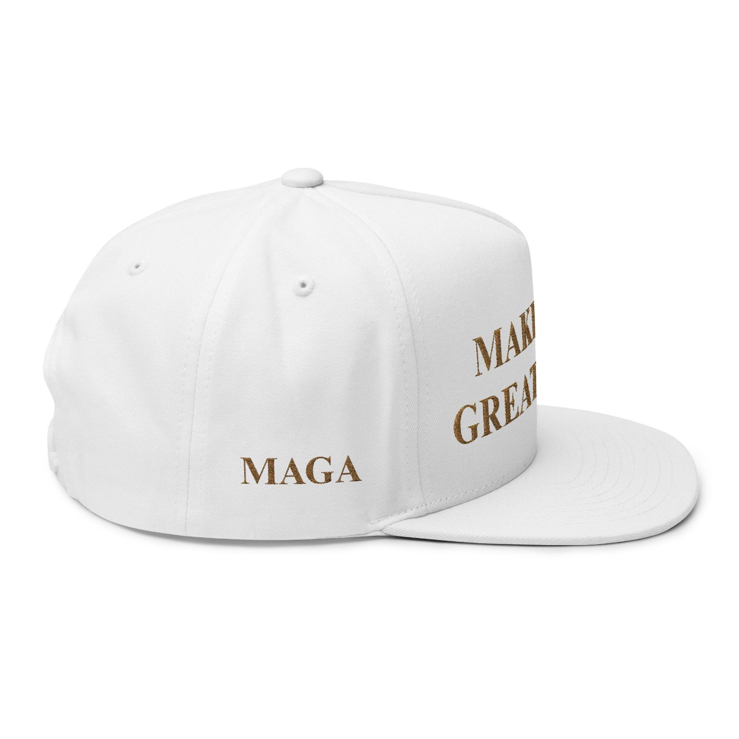MAGA - Stylish Flat Bill Cap - Make Men Great Again, Baseball Hat, Trendy Gift, Fashion Accessory, Summer Cap, Unisex Headwear