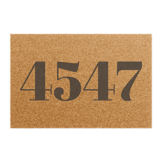 "4547" - Welcome Mat - Funny Home Décor, Unique Gift, Personal Touch for Home, Housewarming, and Parties