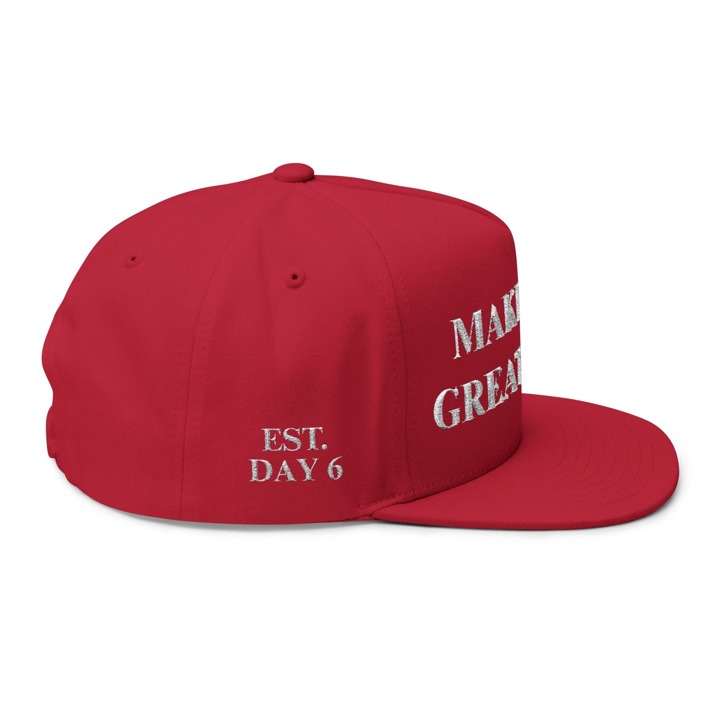 MAGA - Men's Inspirational Flat Bill Cap - Make Men Great Again, Stylish Hat, Gift for Dads, Sports, Casual Wear, Trendy Headwear
