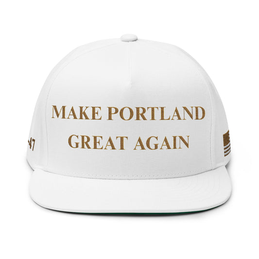 MAGA - Embroidered Flat Bill Cap - Make Portland Great Again, Trendy Hat for Casual Wear, Gift for Portland Lovers, Sports Cap, Streetwear [...]