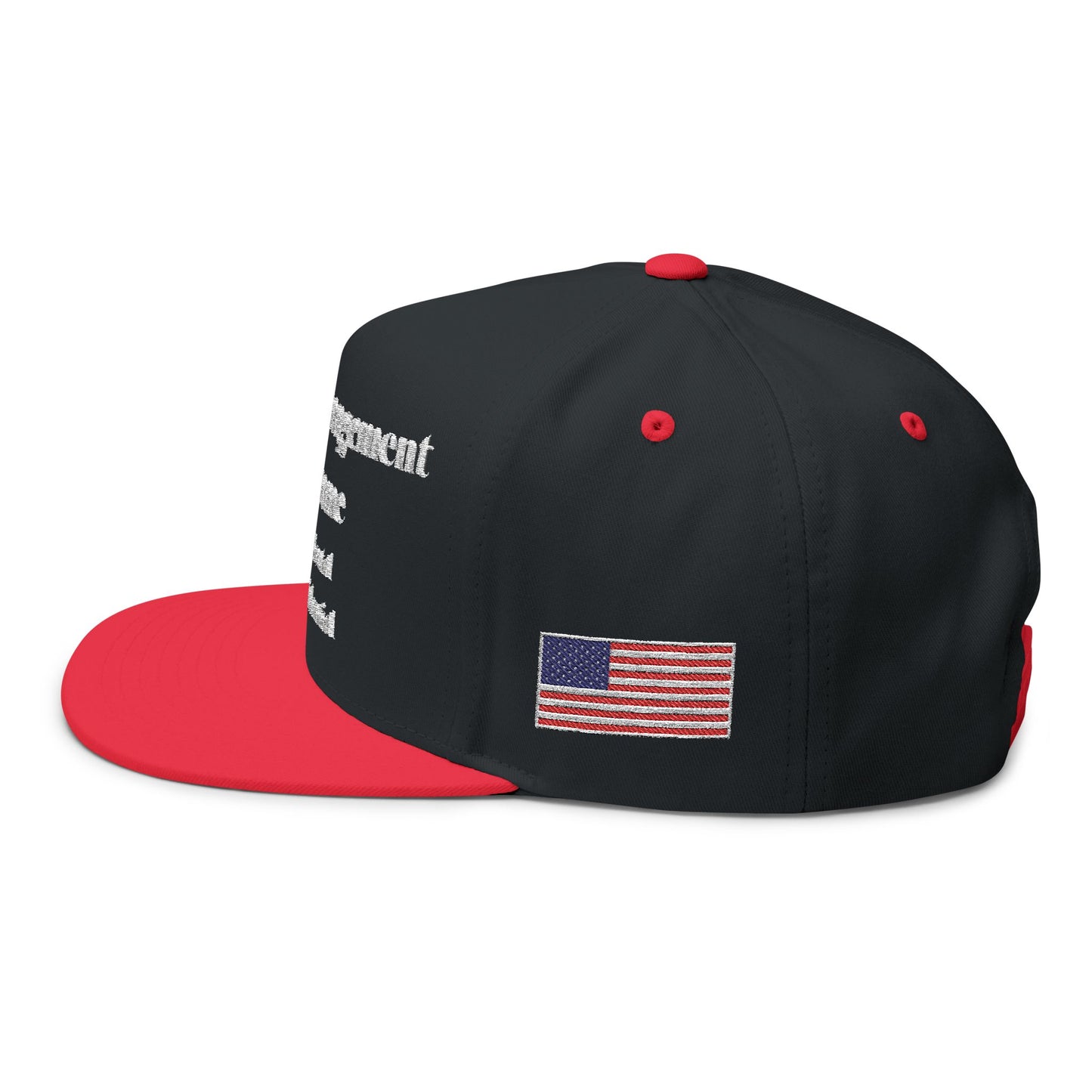 MAGA - Trump Derangement Syndrome Flat Bill Cap (Embroidery) - Political Cap
