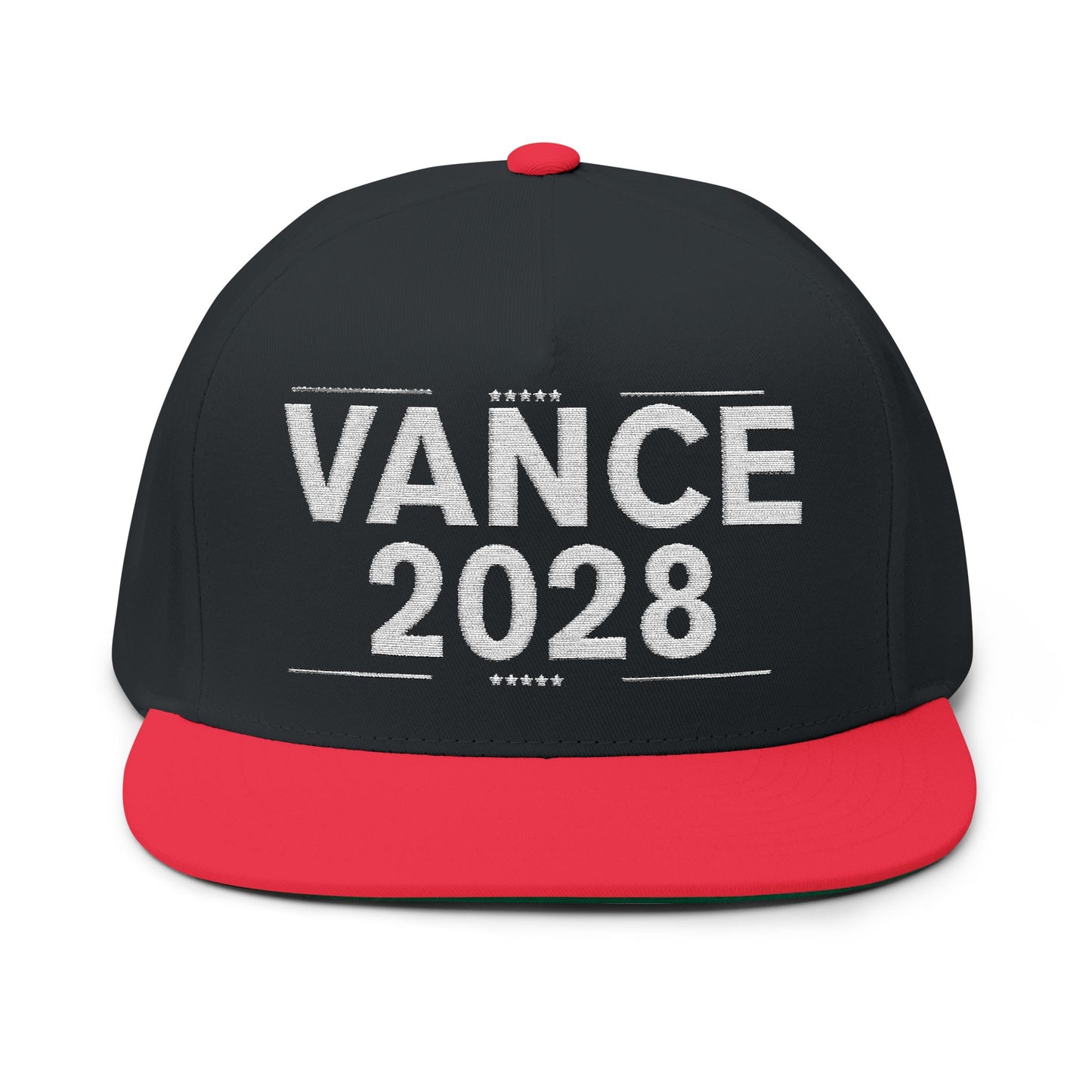 MAGA - Vance 2028 Flat Bill Cap (Embroidery) - Political Cap