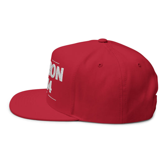 MAGA - Stylish Embroidered Flat Bill Cap, Custom Baseball Hat, Trendy Snapback, Gift for Him or Her, Casual Wear, Sports Enthusiasts