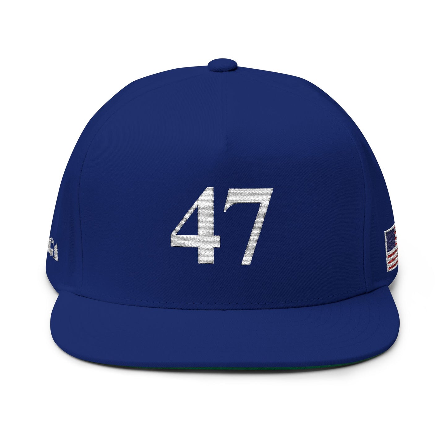 MAGA - Stylish Embroidered Flat Bill Cap, Casual Hat, Streetwear Accessory, Gift for Him/Her, Sports Headwear, Adjustable Snapback