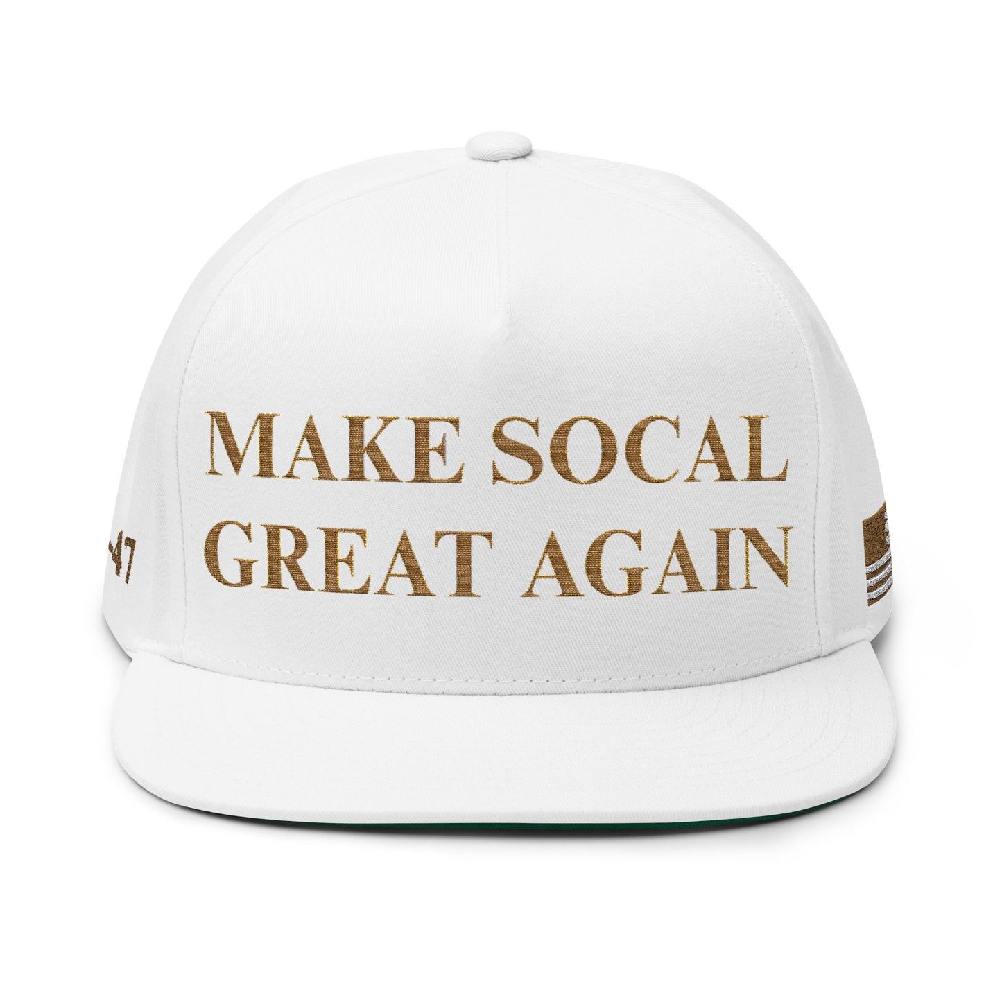 MAGA - Make Socal Great Again Flat Bill Cap - Stylish Snapback, Adjustable Summer Hat, Gift for Outdoor Lovers, Trendy Fashion Accessory, [...]