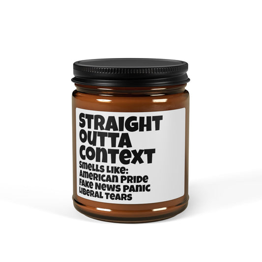 Straight Outta Context Scented Soy Candle
