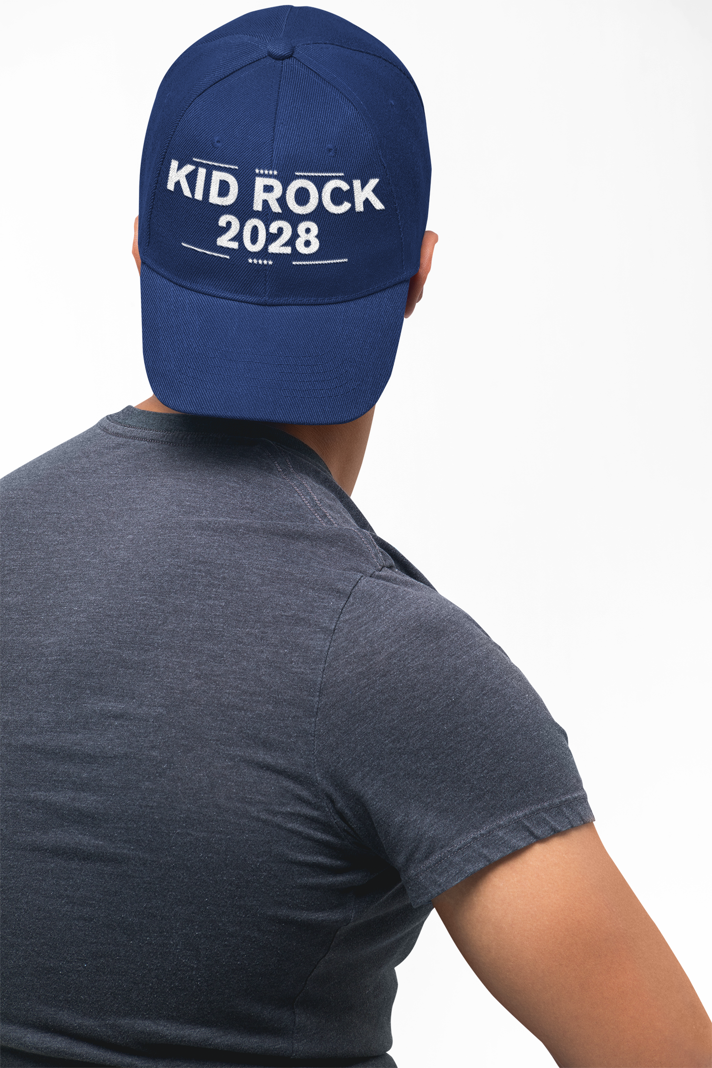 MAGA, Kid Rock 2028 Embroidered Flat Bill Cap - Make America Rock Again