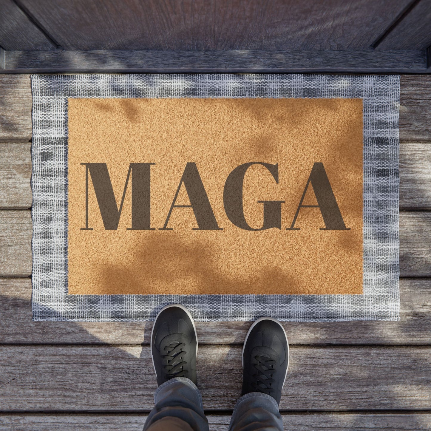 "MAGA" - Welcome Mat - Funny Home Décor, Unique Gift, Personal Touch for Home, Housewarming, and Parties