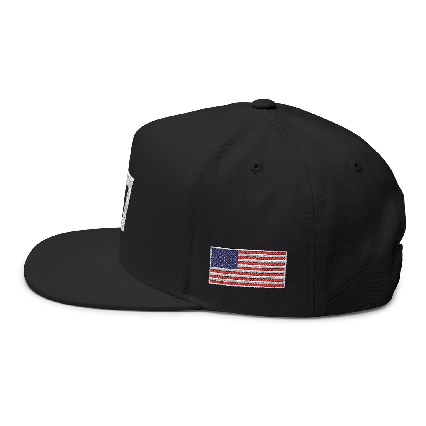 MAGA - Stylish Embroidered Flat Bill Cap, Casual Hat, Streetwear Accessory, Gift for Him/Her, Sports Headwear, Adjustable Snapback