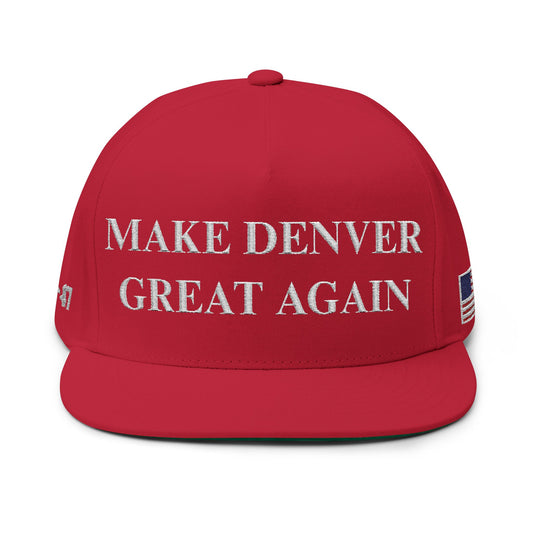 MAGA - Stylish Embroidered Flat Bill Cap - Make Denver Great Again, Trendy Hat for Outdoor Events, Gift for Dad, Unique Accessories, Perfect [...]