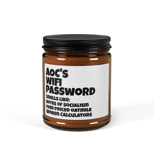 AOC's Wi-Fi Password Scented Soy Candle