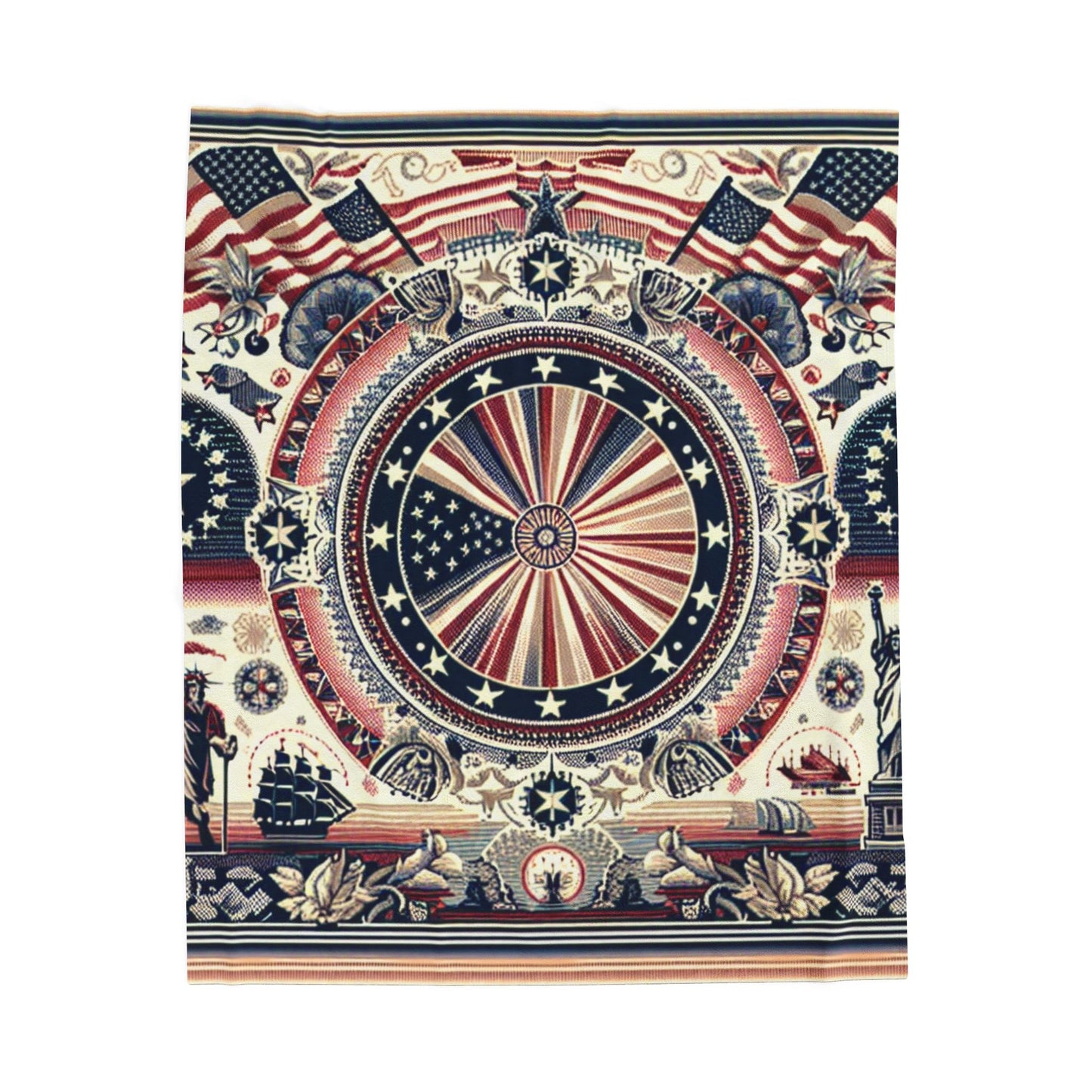 1776 Patriot’s Pride: Founding Fathers Throw, Cozy Blanket, Independence Day Decor, Gift for Patriots, Soft Blanket for Home
