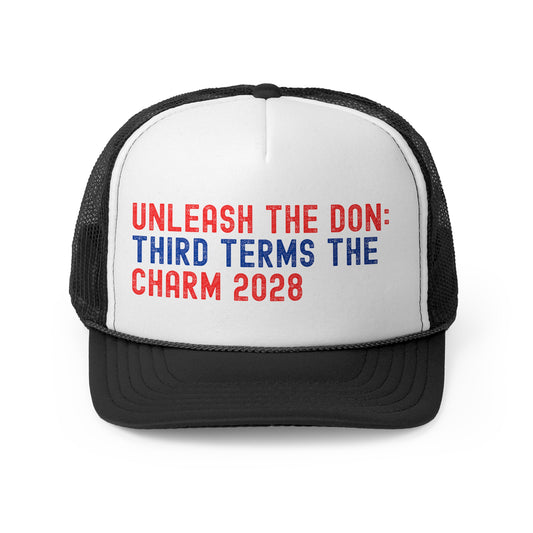 Election-Themed Trucker Cap, Political Humor Hat, Vintage Style Cap, Unleash the Don Hat, MAGA, Campaign Gear, Gift for Voters