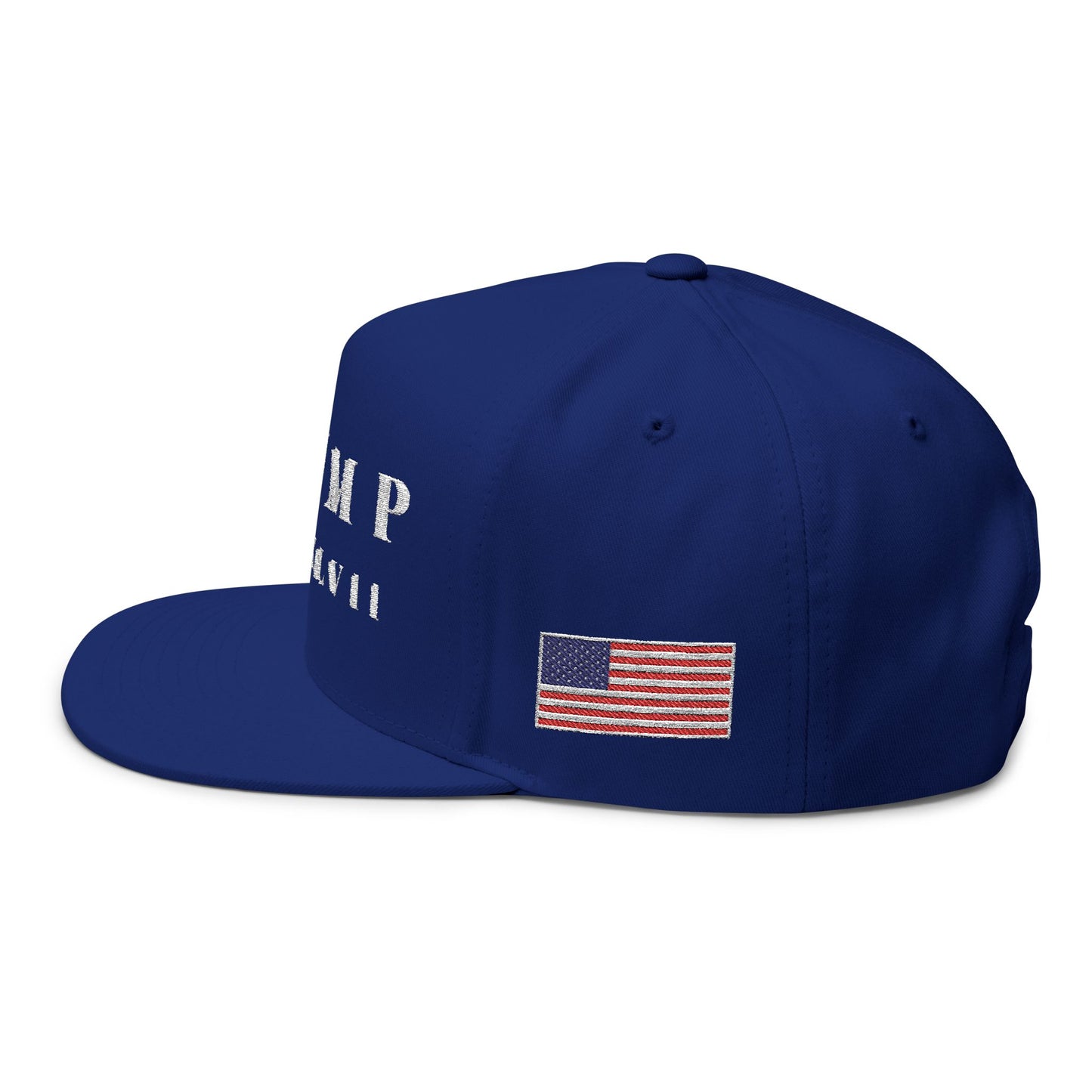 MAGA - Stylish Flat Bill Cap with Embroidery, Trendy Cap for Casual Fashion, Perfect for Gifts, Sports Events, Patriotic Celebrations, Summer Wear